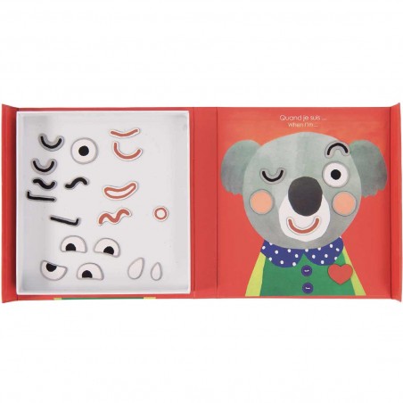 Jeu magnétique expressions Les Popipop - Moulin Roty