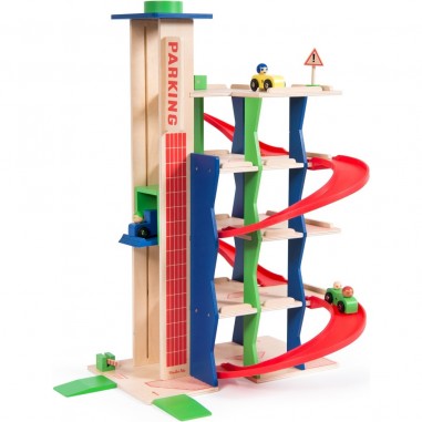 Grand parking dans la ville - garage - Moulin Roty