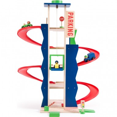 Grand parking dans la ville - garage - Moulin Roty