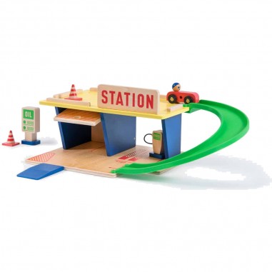 Station essence Dans la ville - Moulin Roty