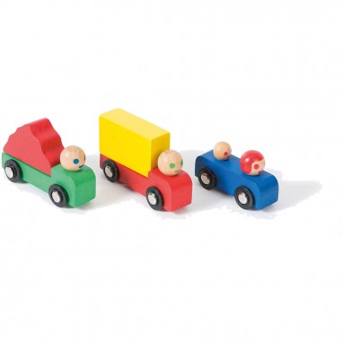 Voiture et camions Dans la ville - Moulin Roty