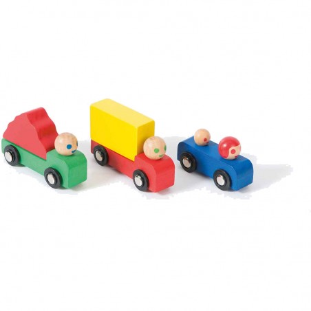 Voiture et camions Dans la ville - Moulin Roty