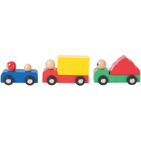 Voiture et camions Dans la ville - Moulin Roty