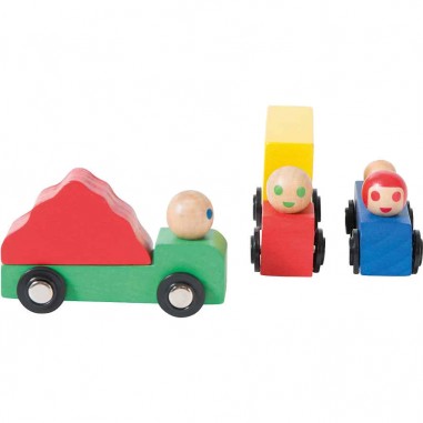 Voiture et camions Dans la ville - Moulin Roty