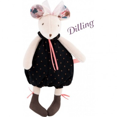 Hochet souris noire - Moulin Roty Hochet souris noire - Moulin Roty