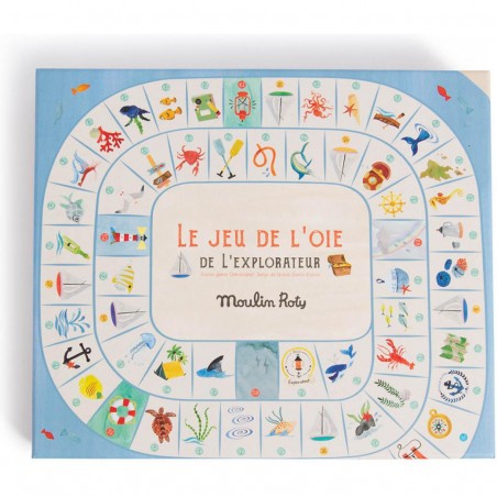 Jeu de l'oie de l'explorateur Le Jardin du Moulin - Moulin Roty