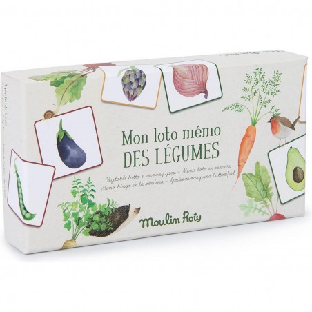 Mon loto mémo des légumes Le Jardin du Moulin - Moulin Roty