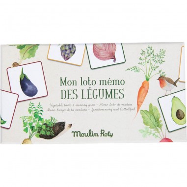 Mon loto mémo des légumes Le Jardin du Moulin - Moulin Roty