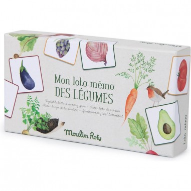 Mon loto mémo des légumes Le Jardin du Moulin - Moulin Roty