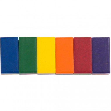 Boîte de 6 Pierres de Cire à Dessiner Les Petites Merveilles - Moulin Roty