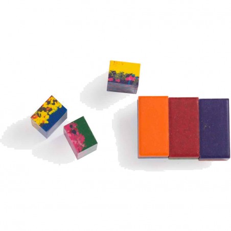 Boîte de 6 Pierres de Cire à Dessiner Les Petites Merveilles - Moulin Roty