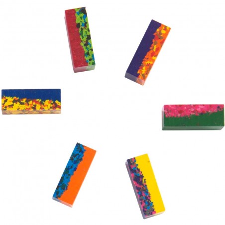 Boîte de 6 Pierres de Cire à Dessiner Les Petites Merveilles - Moulin Roty