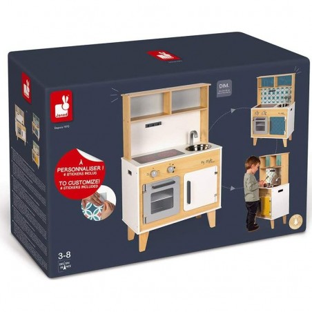 Grande Cuisine Janod My Style - Cuisine en bois Personnalisable