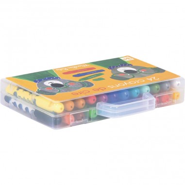 24 crayons de cire les Popipop - Moulin Roty