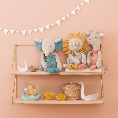 Doudou-hochet girafe Sous mon baobab - Moulin Roty