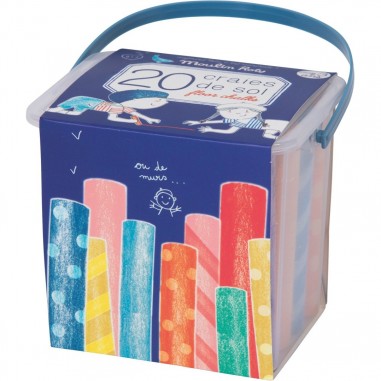 Boite de 20 craies de sol - Moulin Roty