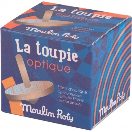 Toupie Optique en Bois Les Petites Merveilles - Moulin Roty
