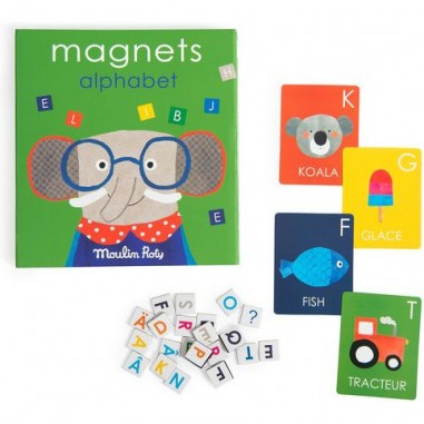 Jeu magnétique alphabet Les Popipop - Moulin Roty