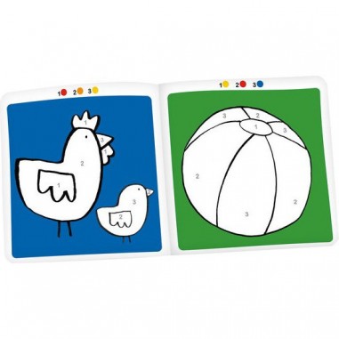 Cahier de coloriages magiques les Popipop - Moulin Roty