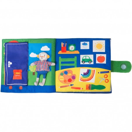 Livre tissu au dodo Les popipop - Moulin Roty
