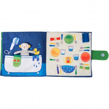 Livre tissu au dodo Les popipop - Moulin Roty