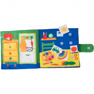 Livre tissu au dodo Les popipop - Moulin Roty