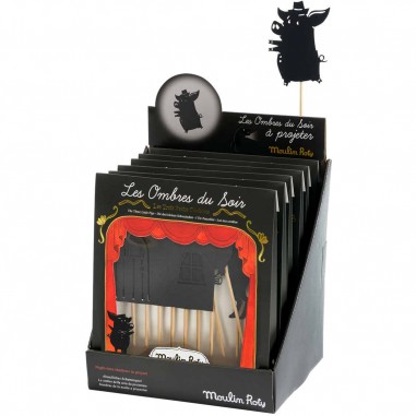 Les ombres du soir Trois petits cochons - Moulin Roty