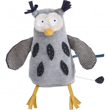 Poupée musique hibou Les Moustaches - Moulin Roty