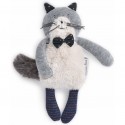 Petit chat gris clair Fernand Les Moustaches - Moulin Roty