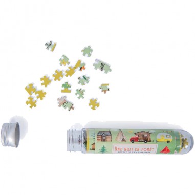 Mini puzzle Une nuit en forêt 150 pièces - Le jardin du moulin - Moulin Roty