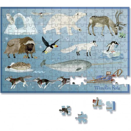Mini puzzle La banquise 150 pièces - Le jardin du moulin - Moulin Roty