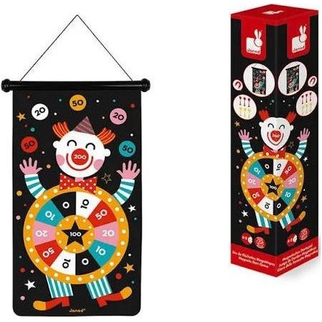 Jeu de fléchettes magnétiques cirque