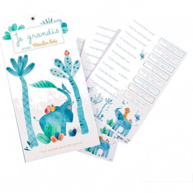 Toise carnet Sous mon baobab - Moulin Roty