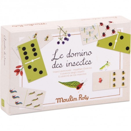 Jeu de dominos des insectes Le Jardin du Moulin - Moulin Roty