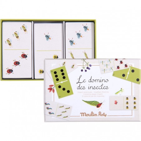 Jeu de dominos des insectes Le Jardin du Moulin - Moulin Roty