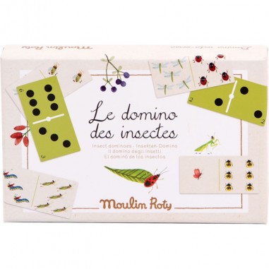 Jeu de dominos des insectes Le Jardin du Moulin - Moulin Roty