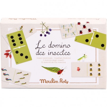 Jeu de dominos des insectes Le Jardin du Moulin - Moulin Roty