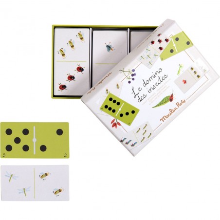 Jeu de dominos des insectes Le Jardin du Moulin - Moulin Roty