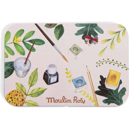 Boite Aquarelle Le Jardin du Moulin - Moulin Roty