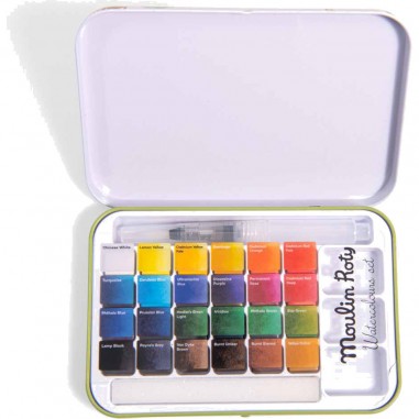 Boite Aquarelle Le Jardin du Moulin - Moulin Roty