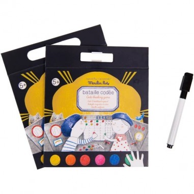 Jeu Bataille codée magnétique - Moulin Roty