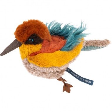 Oiseau guêpier Tout autour du monde - Peluche enfant - Moulin Roty