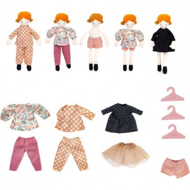 Valise & Poupée La Petite Penderie Les Parisiennes - Moulin Roty