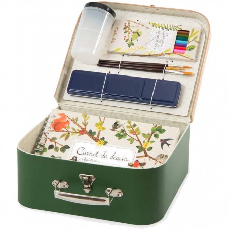 Valise aquarelliste Le Jardin du Moulin - Moulin Roty