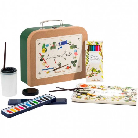 Valise aquarelliste Le Jardin du Moulin - Moulin Roty
