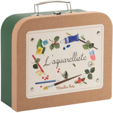 Valise aquarelliste Le Jardin du Moulin - Moulin Roty
