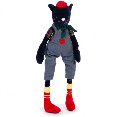 Peluche Eddie le chat Broc'n Rolls - Moulin Roty