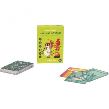 Jeu de bataille Dans la jungle - Moulin Roty