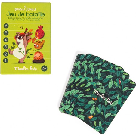 Jeu de bataille Dans la jungle - Moulin Roty