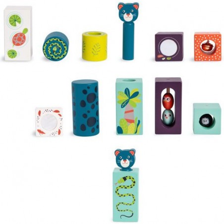 Cubes d'activités Dans la jungle - Moulin Roty